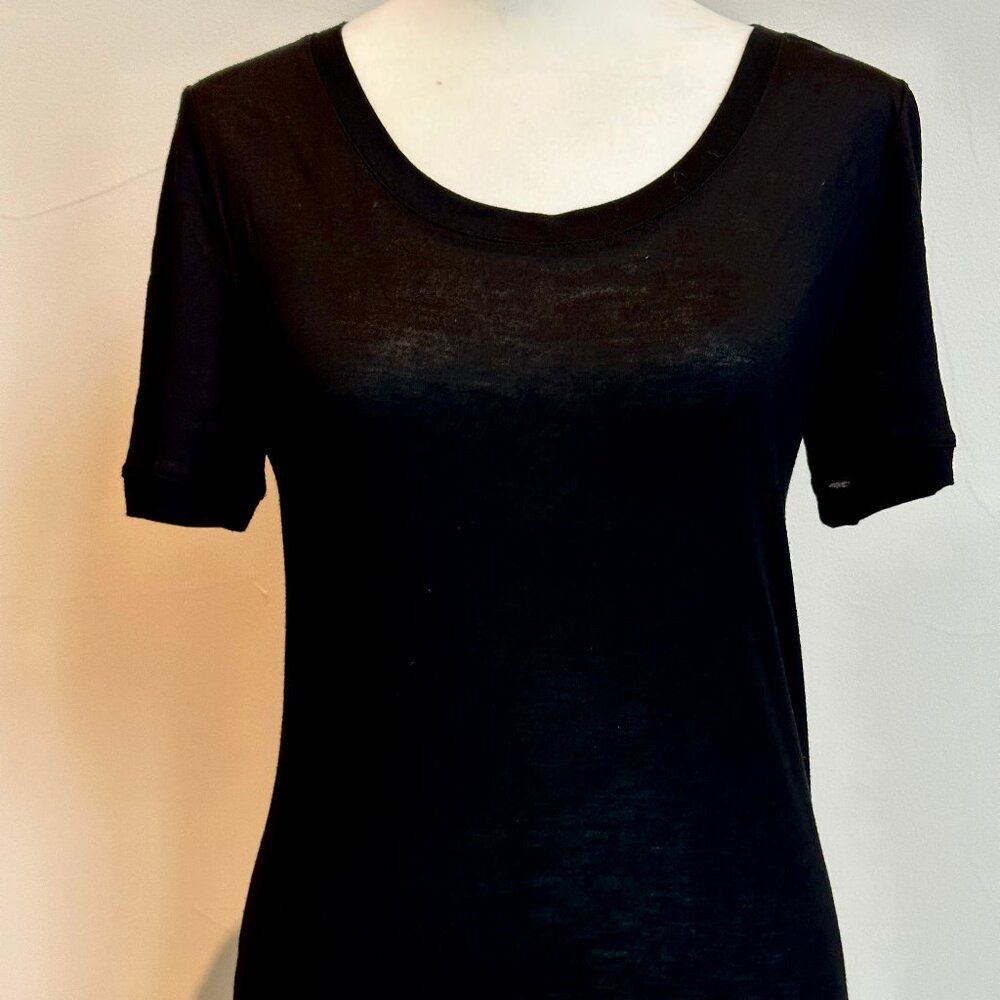 Armani Womens Black T-Shirt